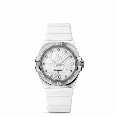 Omega Constellation Quartz 35 Stainless Steel / White Supernova / Rubber 123.12.35.60.52.001 (12312356052001)